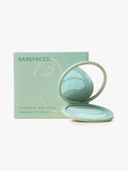 Barefaced Everyday Eye Hero in branded component on a light gray background